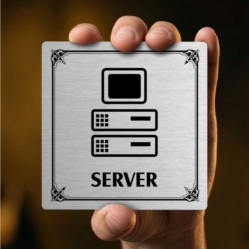 Server, 148x148mm, zlatá, Utah